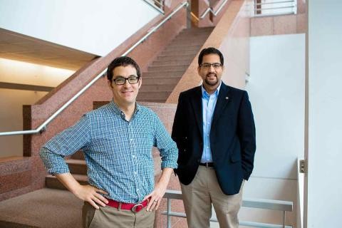 Georgia Tech researchers in lobby