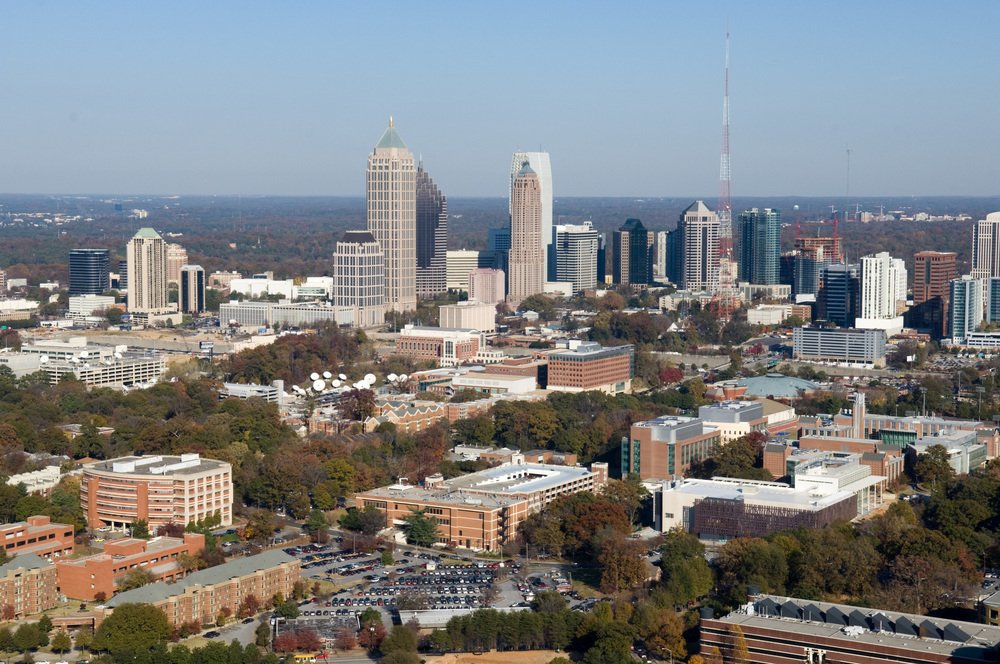 The skyline of Atlanta