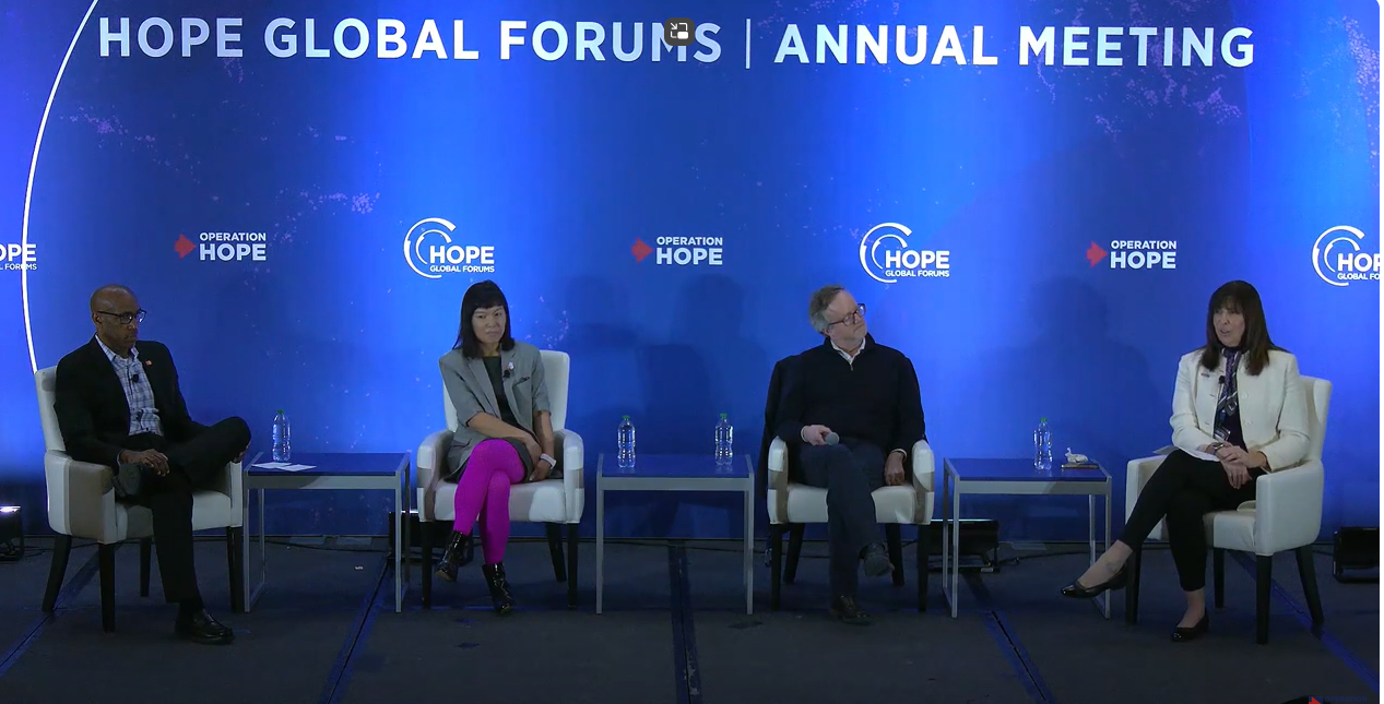 Debra Lam sits on a panel with other thought leaders to discuss how to better invest in communities.