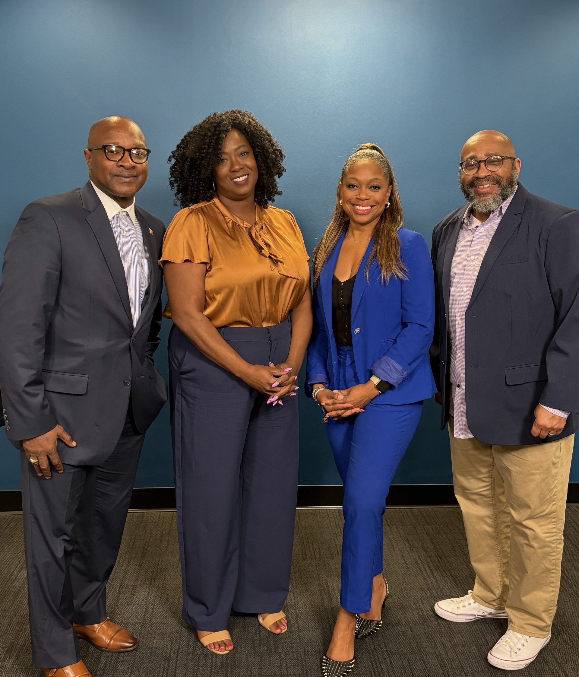 The 2024 Leaders cohort Montgomery, Alamabam team. From left: Darryl Washington, Jennifer Anderson, Dr. Nichole Thompson, and Kenneth Penn.