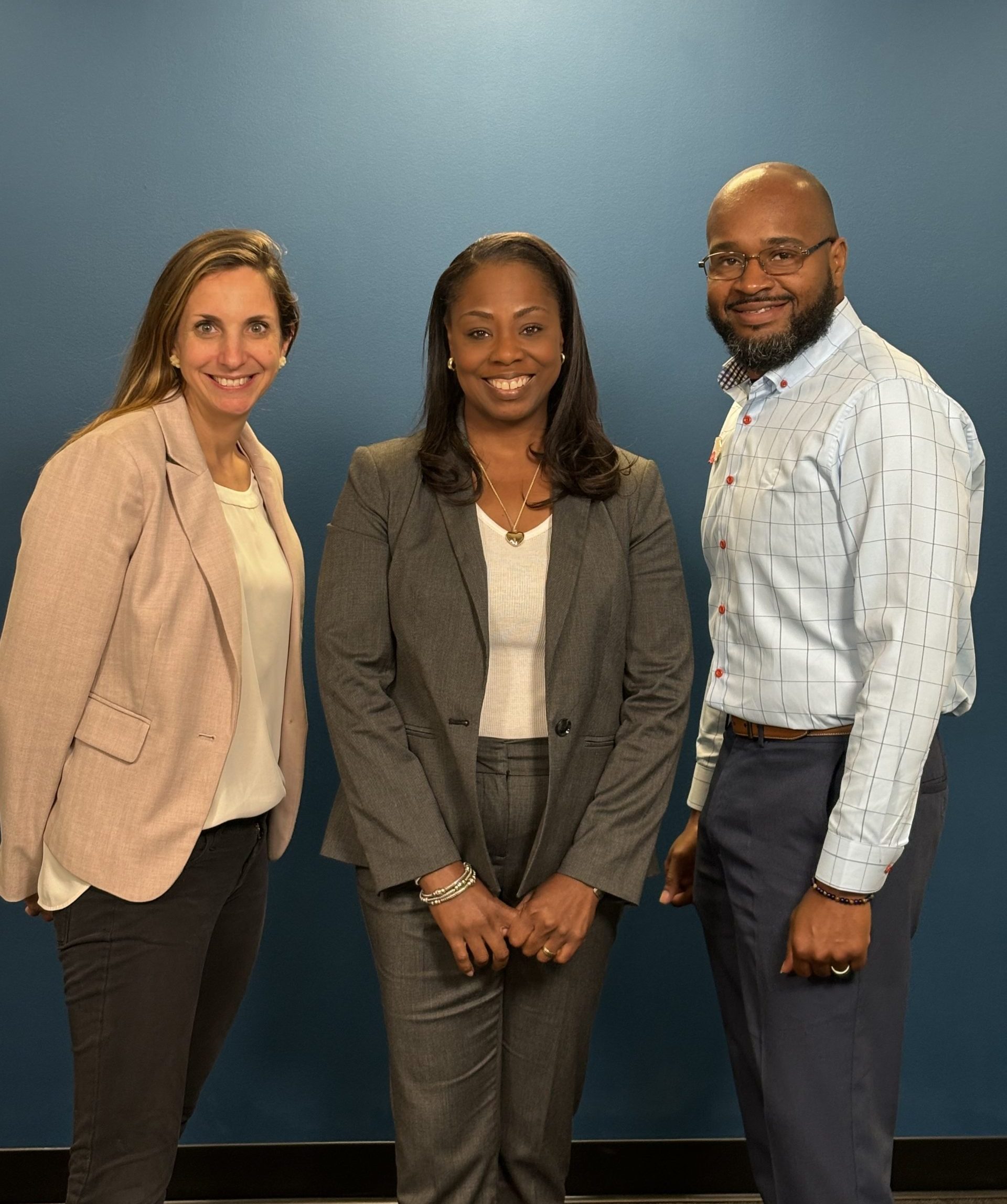 The 2024 Leaders Program Thomasville Team: Katie Chastain, DeShay Williams, and Willie Allen.