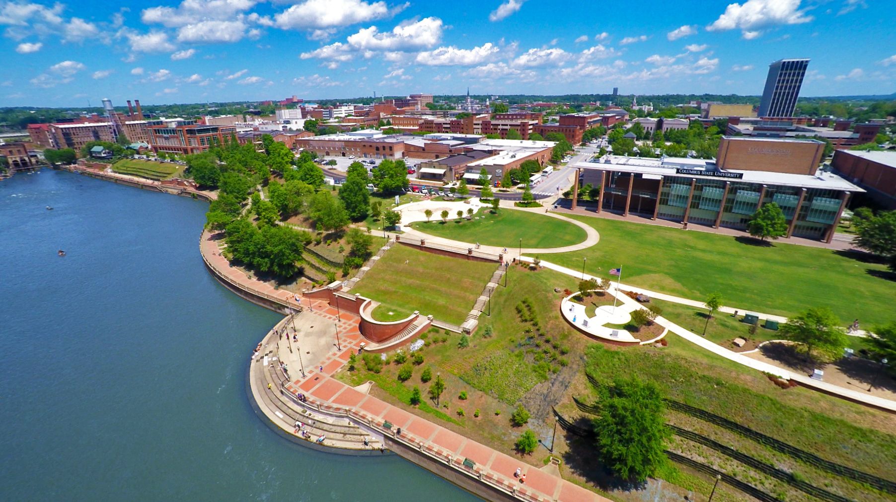 A skyline of Columbus Georgia