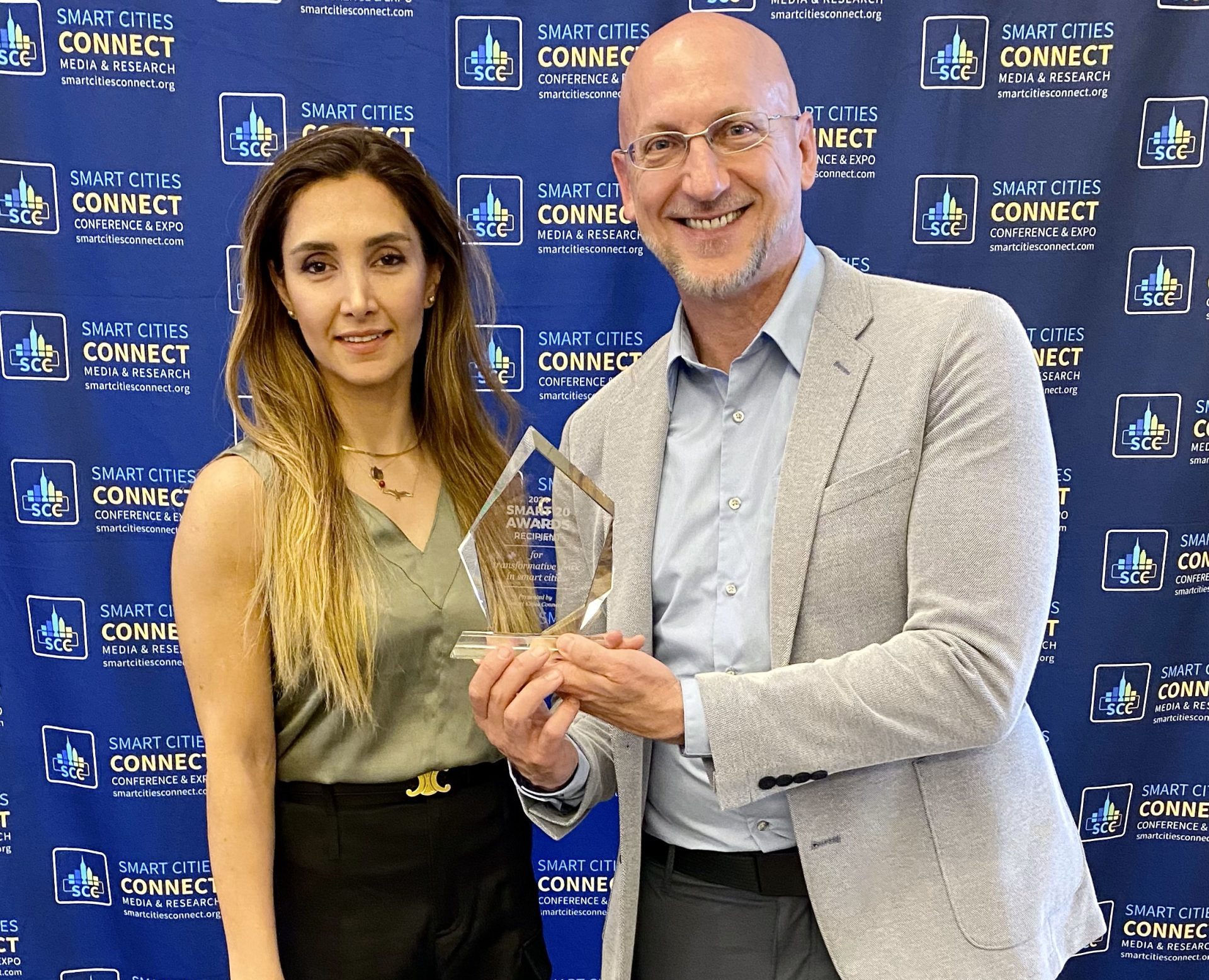 Georgia Tech’s John Taylor, Frederick Law Olmsted professor and associate chair for graduate programs and research innovation, School of Civil and Environmental Engineering, and Neda Mohammadi, city infrastructure analytics director, Network Dynamics Lab